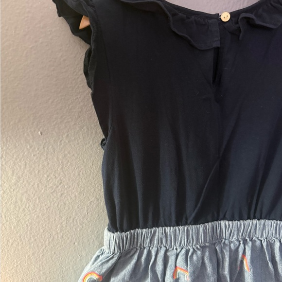 Crewcuts Navy Ruffle Collar Top - Picture 5 of 5